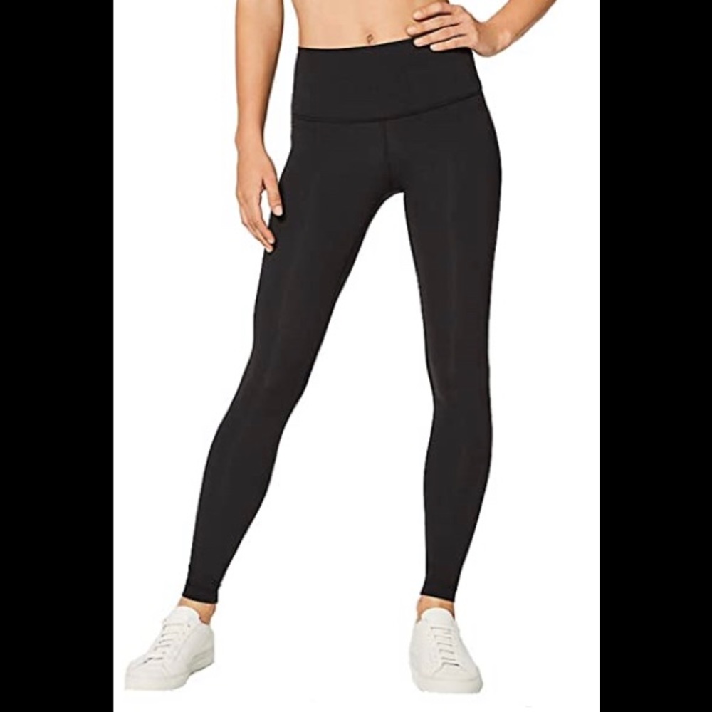 Lulu lemon black yoga pants leggings (FAIR)